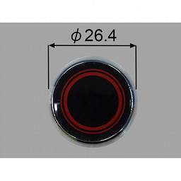 LIXIL・INAX 表示ボタン（赤) 洗面化粧室 部品 [63-29(H)(1P)]