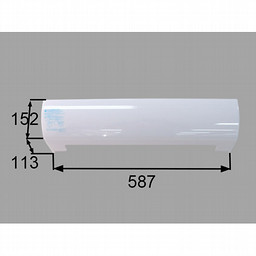 LIXIL・INAX 長尺照明カバーサイド開口なし 洗面化粧室 部品 [BM-MAR-SC60-1-SET]