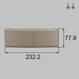 LIXIL・TOEX 柱キャップ（電動柱用） カースペース部品[KMU547723×1 BI513×2]