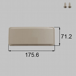 LIXIL・TOEX 柱キャップ（手動柱用） カースペース部品[KFT573549×1 BI513×2]