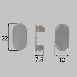 LIXIL プッシュボタン(楕円形22mm×12mm)（５個セット） メンテナンス用部品[QDAP791×5]