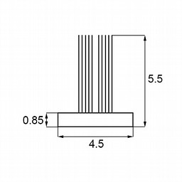 LIXIL・トステム 気密材（モヘア）ＤＨ外縦框用 窓（サッシ）部品[PJT732×10メートル巻]