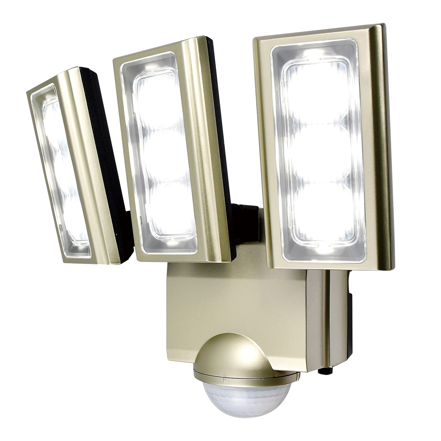 LEDセンサーライト コンセント式 ３灯タイプ