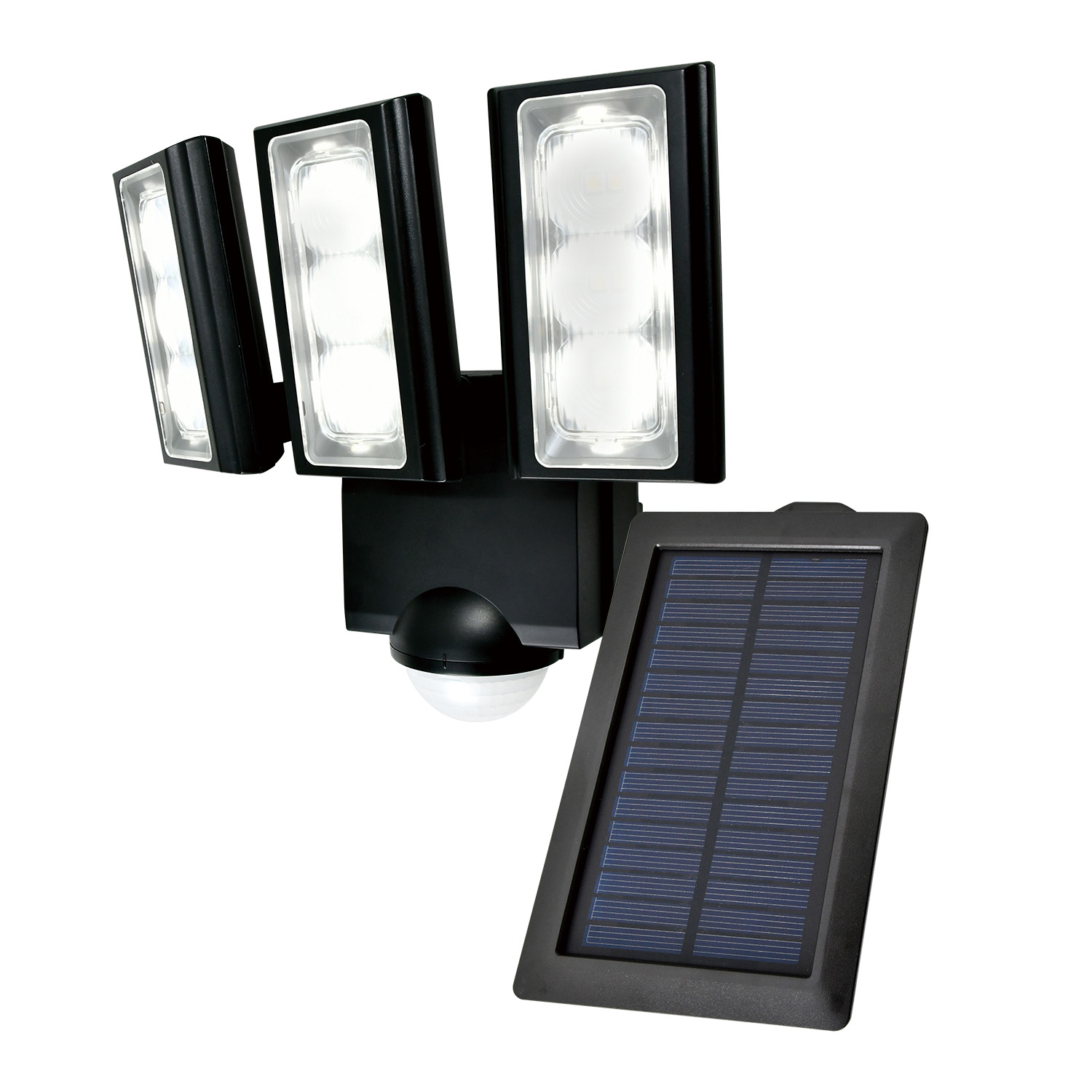 屋外用防水仕様 LEDセンサーライト 3灯タイプ 100Vコンセント式 